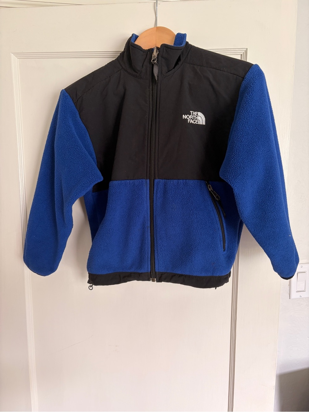 The North Face Blue and Black Kids Fleece Jacket